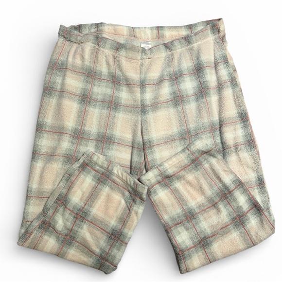 Secret Treasures Other - Secret Treasures Pajama Pants Plaid Size 3XL 22W-24W Pink Gray No Drawstring